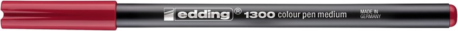 edding 1300 Fasermaler karminrot, Rundspitze 2 mm (Art.-Nr.: 4-1300019)