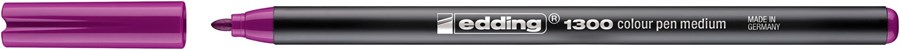 edding 1300 Fasermaler rot-violett, Rundspitze 2 mm (Art.-Nr.: 4-1300020)