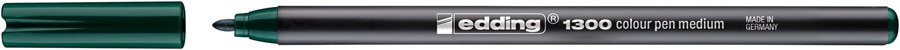 edding 1300 Fasermaler flaschengrün, Rundspitze 2 mm (Art.-Nr.: 4-1300025)