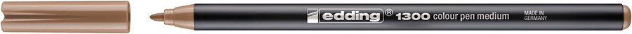 edding 1300 Fasermaler rosenholz, Rundspitze 2 mm (Art.-Nr.: 4-1300030)