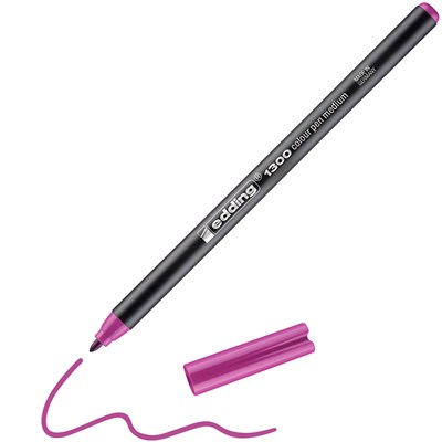 edding 1300 Fasermaler blassviolett, Rundspitze 2 mm (Art.-Nr.: 4-1300031)