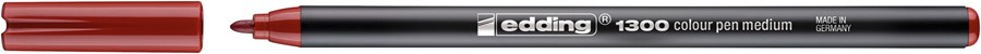 edding 1300 Fasermaler karmesin, Rundspitze 2 mm (Art.-Nr.: 4-1300046)