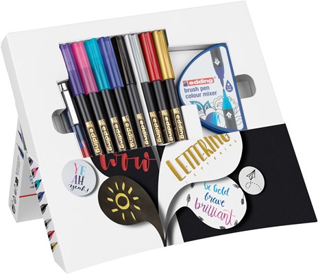 edding 1340 edding Happy Lettering Set (Art.-Nr.: 4-1340-9-S2)
