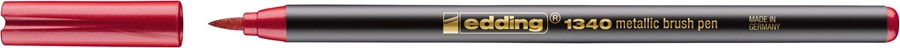 edding 1340 Pinselstift rot metallic, Pinselspitze 1-6 mm (Art.-Nr.: 4-1340072)