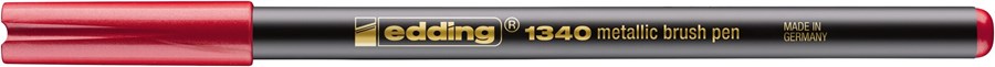 edding 1340 Pinselstift rot metallic, Pinselspitze 1-6 mm (Art.-Nr.: 4-1340072)