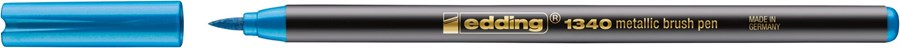 edding 1340 Pinselstift blau metallic, Pinselspitze 1-6 mm (Art.-Nr.: 4-1340073)