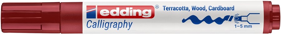 edding 1455 Kalligrafiemarker Karmesin, Spitze 1-5 mm (Art.-Nr.: 4-1455046)