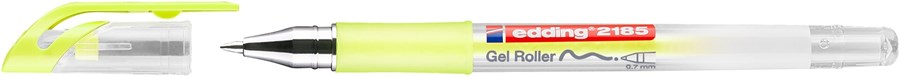 edding 2185 Gelroller pastellgelb, Rollerspitze 0,7 mm (Art.-Nr.: 4-2185135)