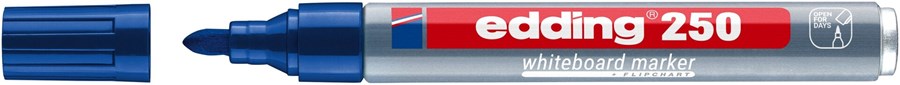 edding 250 Whiteboardmarker blau, Rundspitze 1,5-3 mm (Art.-Nr.: 4-250003)