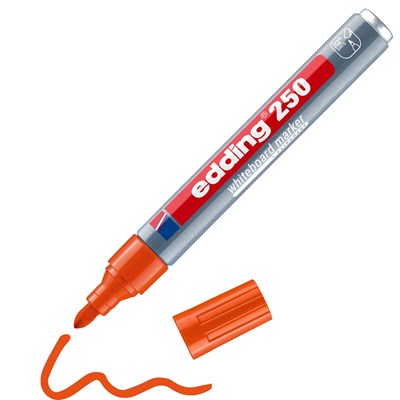 edding 250 Whiteboardmarker orange, Rundspitze 1,5-3 mm (Art.-Nr.: 4-250006)