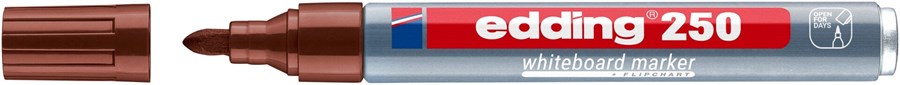 edding 250 Whiteboardmarker braun, Rundspitze 1,5-3 mm (Art.-Nr.: 4-250007)