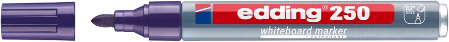 edding 250 Whiteboardmarker violett, Rundspitze 1,5-3 mm (Art.-Nr.: 4-250008)