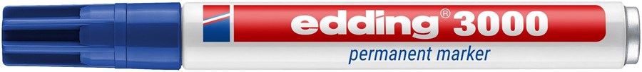 edding 3000 Permanentmarker blau, Rundspitze 1,5-3 mm (Art.-Nr.: 4-3000003)