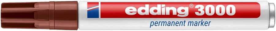 edding 3000 Permanentmarker braun, Rundspitze 1,5-3 mm (Art.-Nr.: 4-3000007)