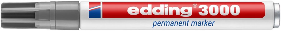 edding 3000 Permanentmarker grau, Rundspitze 1,5-3 mm (Art.-Nr.: 4-3000012)