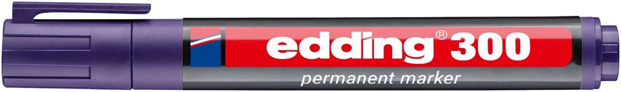 edding 300 Permanentmarker violett, Rundspitze 1,5-3 mm (Art.-Nr.: 4-300008)
