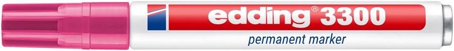 edding 3300 Permanentmarker rosa, Keilspitze 1-5 mm (Art.-Nr.: 4-3300009)