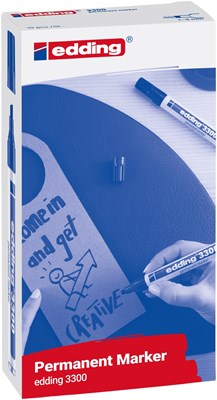 edding 3300 Permanentmarker 10er Set sortiert, Keilspitze 1-5 mm (Art.-Nr.: 4-3300999)