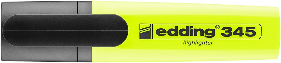 edding 345 Textmarker gelb, Keilspitze 2-5 mm (Art.-Nr.: 4-345005)