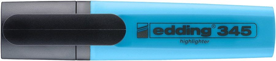 edding 345 Textmarker hellblau, Keilspitze 2-5 mm (Art.-Nr.: 4-345010)