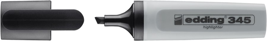 edding 345 Textmarker silbergrau, Keilspitze 2-5 mm (Art.-Nr.: 4-345012)