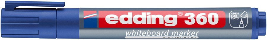 edding 360 Whiteboardmarker blau, Rundspitze 1,5-3 mm (Art.-Nr.: 4-360003)