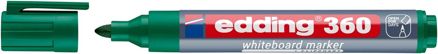 edding 360 Whiteboardmarker grün, Rundspitze 1,5-3 mm (Art.-Nr.: 4-360004)