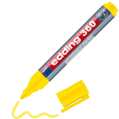 edding 360 Whiteboardmarker gelb, Rundspitze 1,5-3 mm (Art.-Nr.: 4-360005)