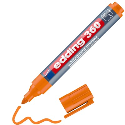 edding 360 Whiteboardmarker orange, Rundspitze 1,5-3 mm (Art.-Nr.: 4-360006)