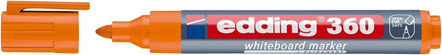 edding 360 Whiteboardmarker orange, Rundspitze 1,5-3 mm (Art.-Nr.: 4-360006)