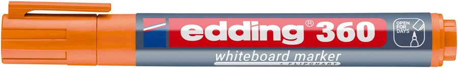 edding 360 Whiteboardmarker orange, Rundspitze 1,5-3 mm (Art.-Nr.: 4-360006)