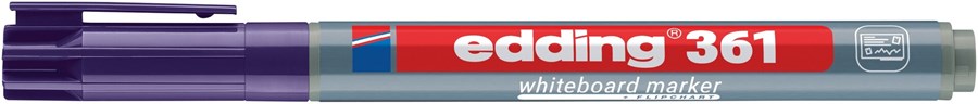 edding 361 Whiteboardmarker violett, Rundspitze 1 mm (Art.-Nr.: 4-361008)