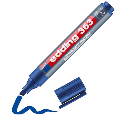 edding 363 Whiteboardmarker blau, Keilspitze 1-5 mm (Art.-Nr.: 4-363003)