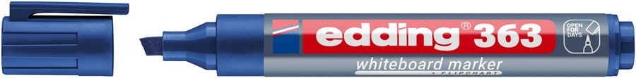 edding 363 Whiteboardmarker blau, Keilspitze 1-5 mm (Art.-Nr.: 4-363003)