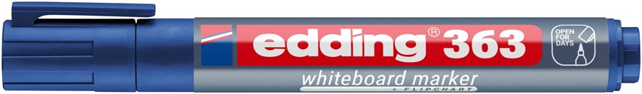 edding 363 Whiteboardmarker blau, Keilspitze 1-5 mm (Art.-Nr.: 4-363003)
