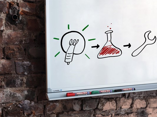 edding 363 Whiteboardmarker orange, Keilspitze 1-5 mm (Art.-Nr.: 4-363006)