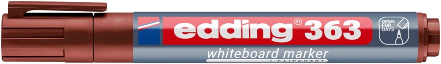 edding 363 Whiteboardmarker braun, Keilspitze 1-5 mm (Art.-Nr.: 4-363007)