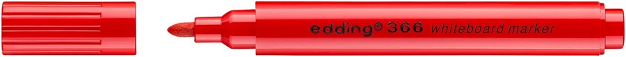 edding 366 Whiteboardmarker rot, Rundspitze 1 mm (Art.-Nr.: 4-366002)