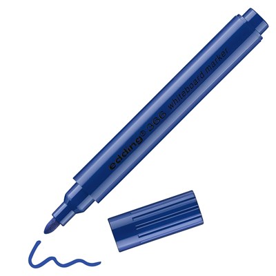 edding 366 Whiteboardmarker blau, Rundspitze 1 mm (Art.-Nr.: 4-366003)