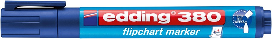 edding 380 Flipchartmarker blau, Rundspitze 1,5-3 mm (Art.-Nr.: 4-380003)