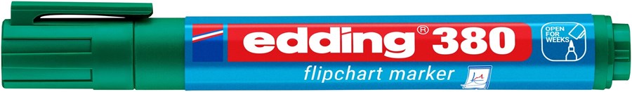 edding 380 Flipchartmarker grün, Rundspitze 1,5-3 mm (Art.-Nr.: 4-380004)