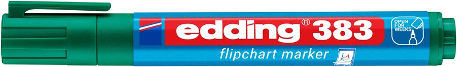 edding 383 Flipchartmarker grün, Keilspitze 1-5 mm (Art.-Nr.: 4-383004)