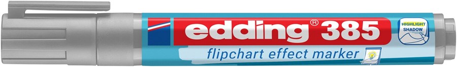 edding 385 Flipchart Effektmarker silbergrau (Art.-Nr.: 4-385026)