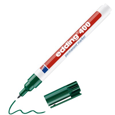 edding 400 Permanentmarker grün, Rundspitze 1 mm (Art.-Nr.: 4-400004)
