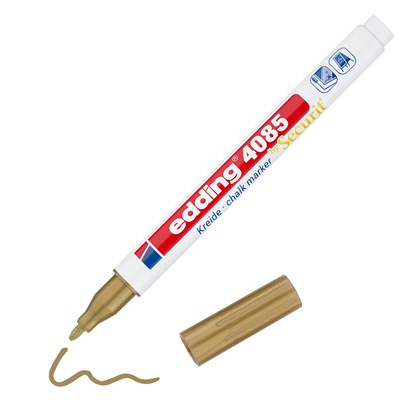 edding 4085 Kreidemarker gold, Rundspitze 1-2 mm (Art.-Nr.: 4-4085053)