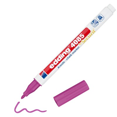 edding 4085 Kreidemarker himbeer, Rundspitze 1-2 mm (Art.-Nr.: 4-4085061)