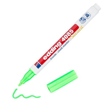 edding 4085 Kreidemarker neongrün, Rundspitze 1-2 mm (Art.-Nr.: 4-4085064)