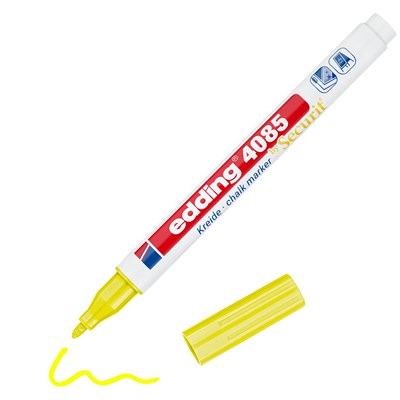 edding 4085 Kreidemarker neongelb, Rundspitze 1-2 mm (Art.-Nr.: 4-4085065)