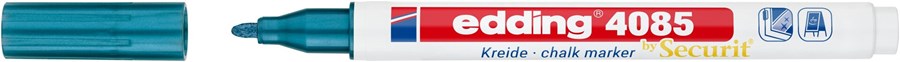 edding 4085 Kreidemarker blau-metallic, Rundspitze 1-2 mm (Art.-Nr.: 4-4085073)