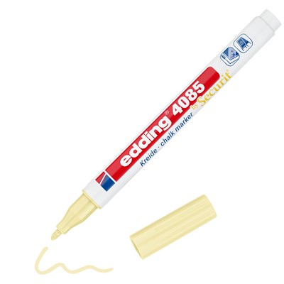 edding 4085 Kreidemarker pastellgelb, Rundspitze 1-2 mm (Art.-Nr.: 4-4085135)